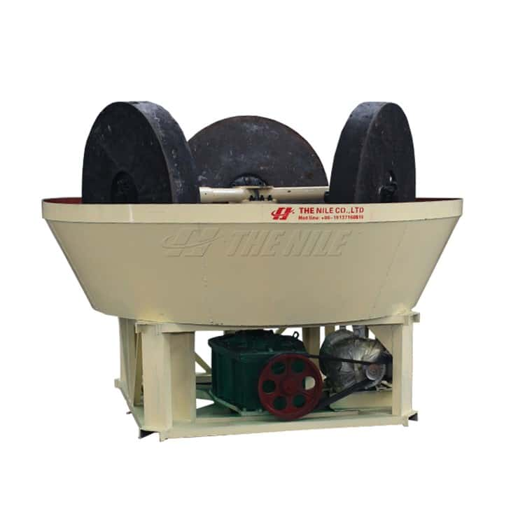 Three-roll Wet Pan Mill